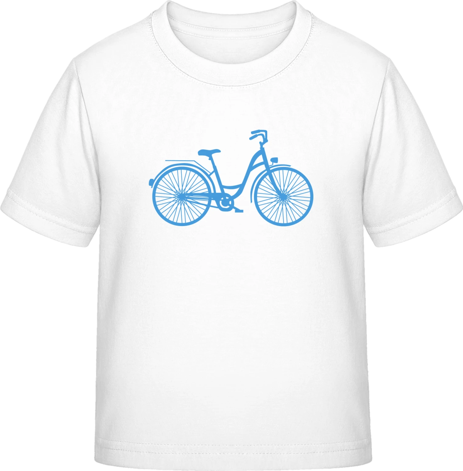 Vintage Bicycle Silhouette - White Exact 190 Kids - Front