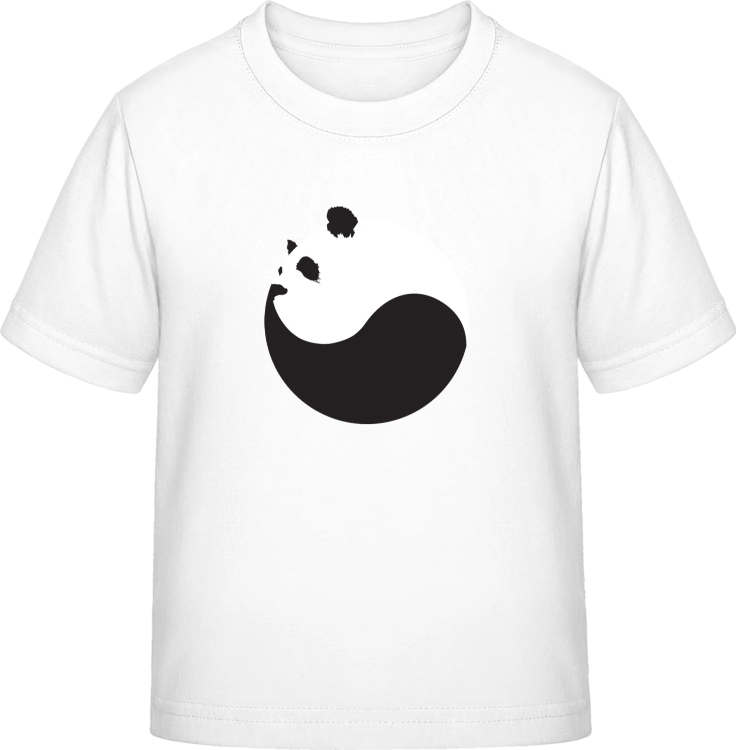 Ying Yang Panda Face - White Exact 190 Kids - Front