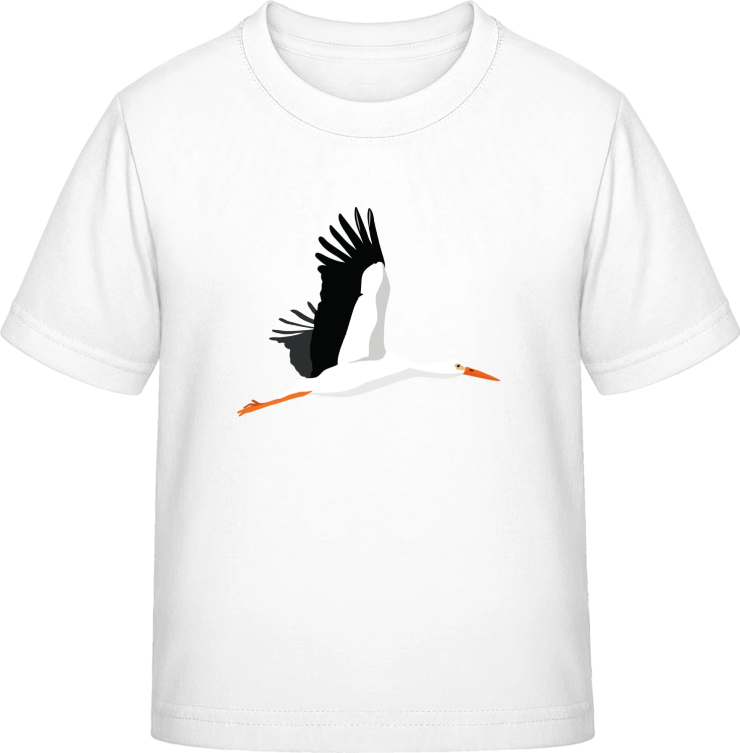 Stork Flying - White Exact 190 Kids - Front