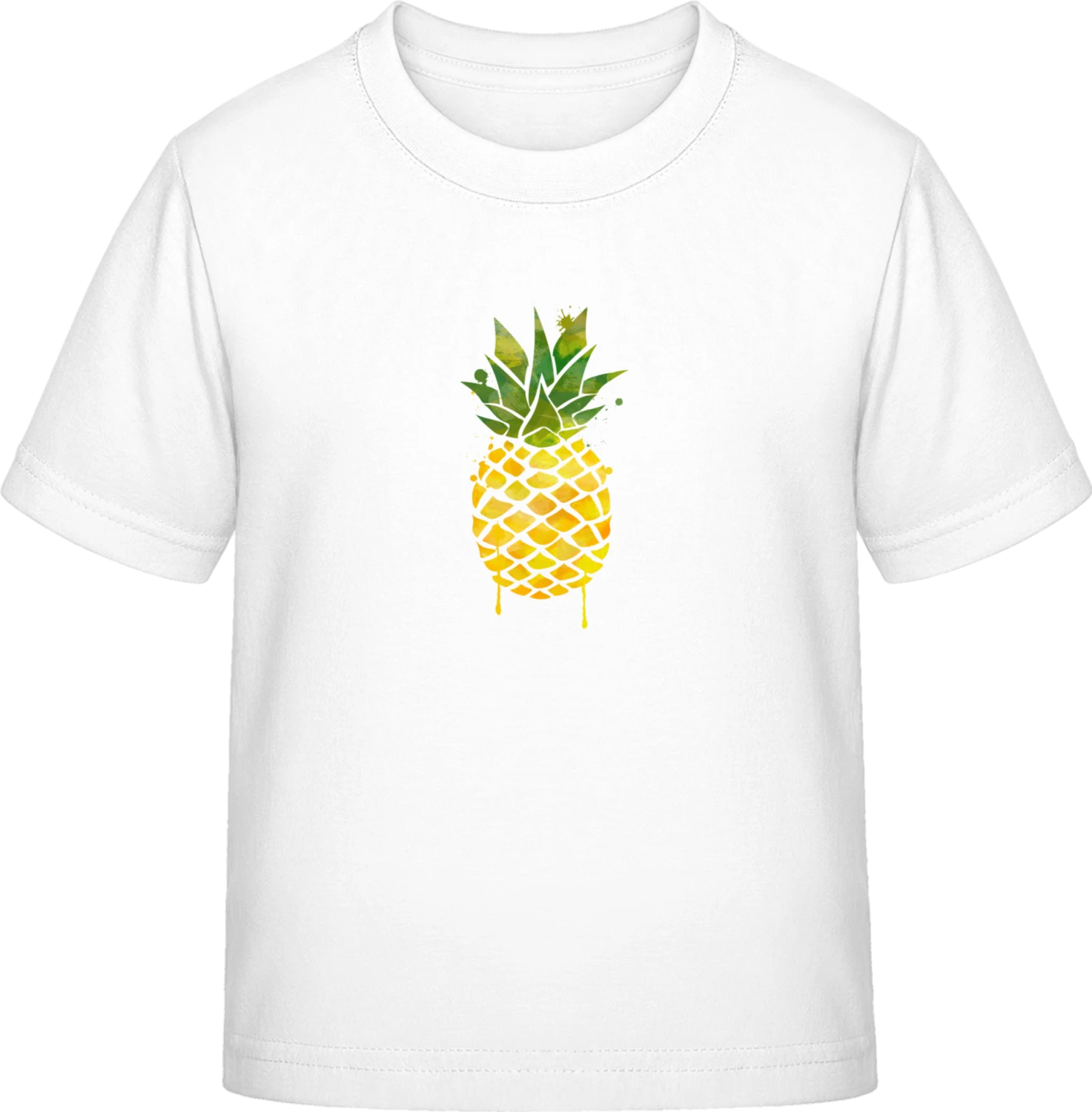 Pineapple Splash - White Exact 190 Kids - Front