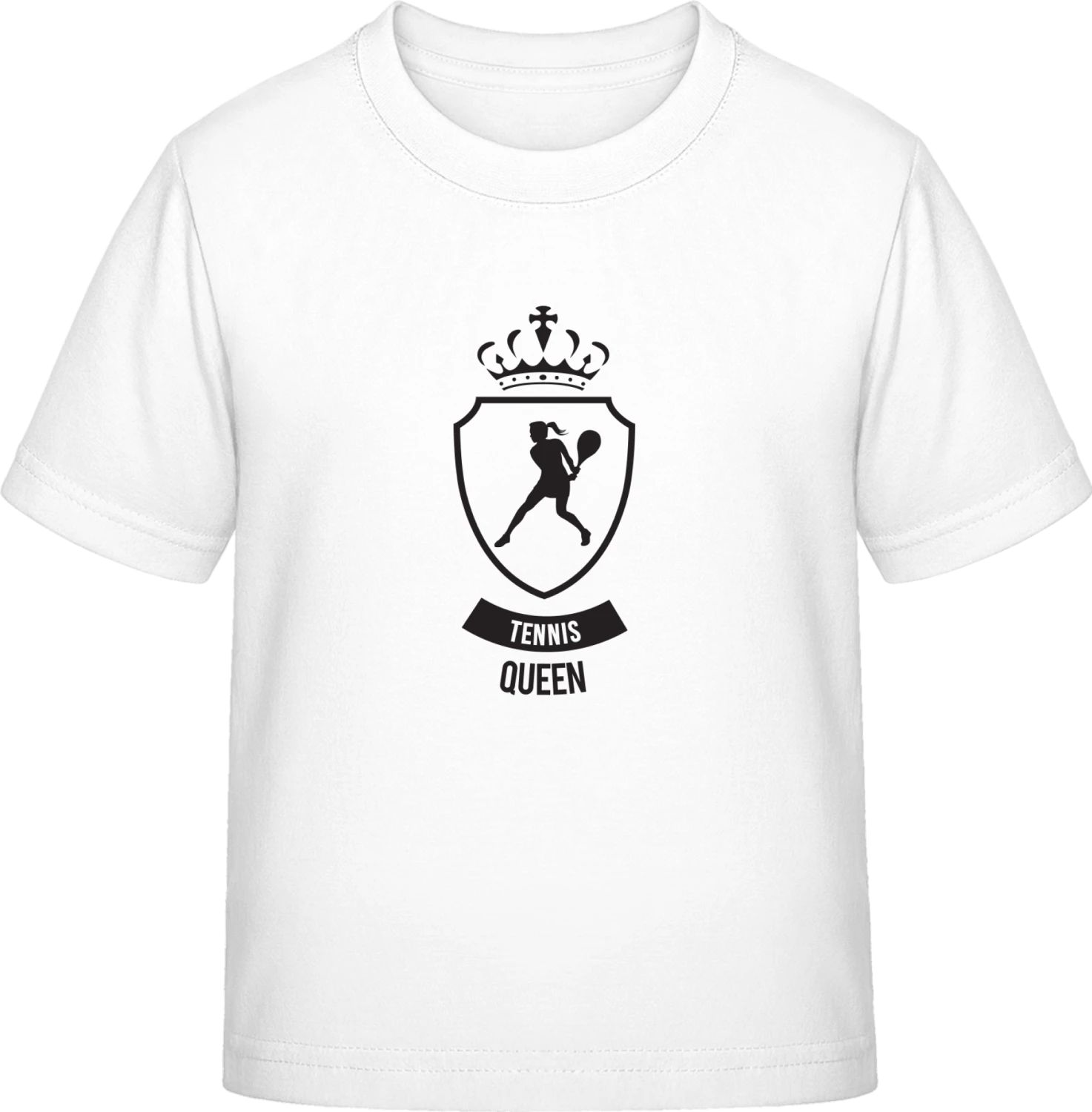 Tennis Queen - White Exact 190 Kids - Front