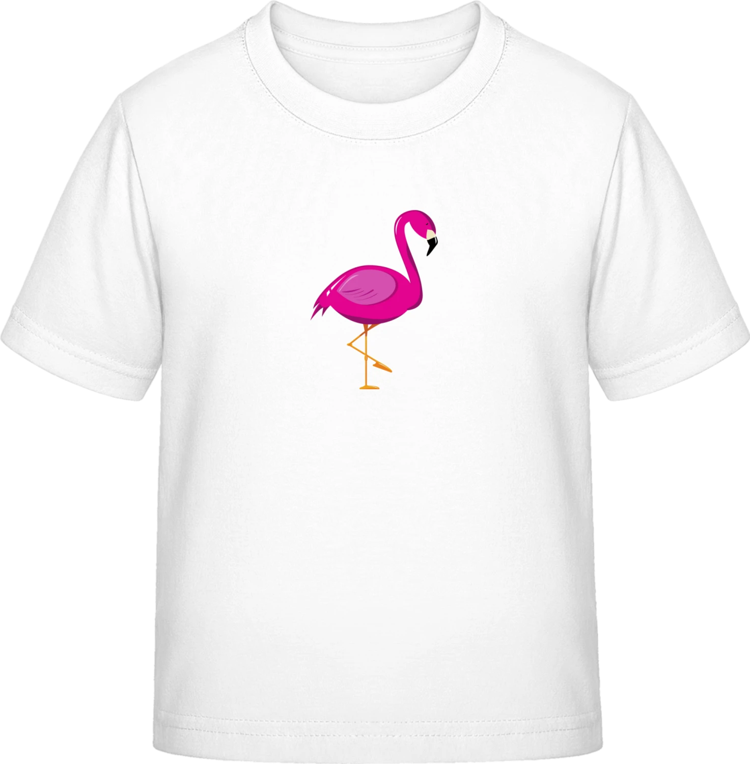 Flamingo Illustration Standing - White Exact 190 Kids - Front