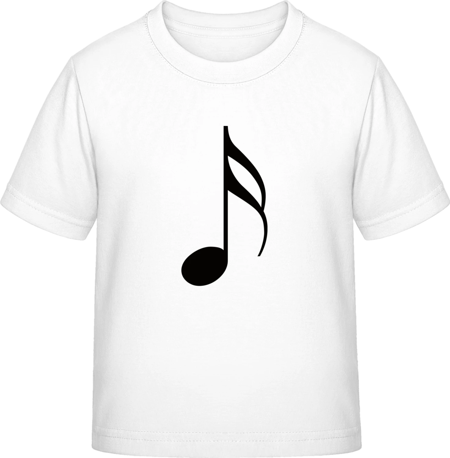 Music Notes - White Exact 190 Kids - Front