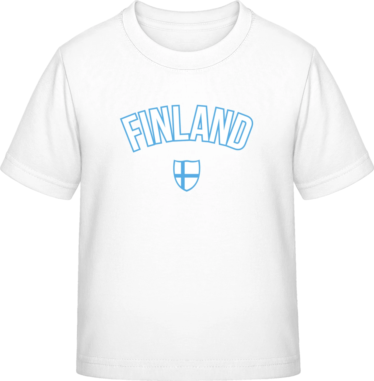 FINLAND Fan - White Exact 190 Kids - Front