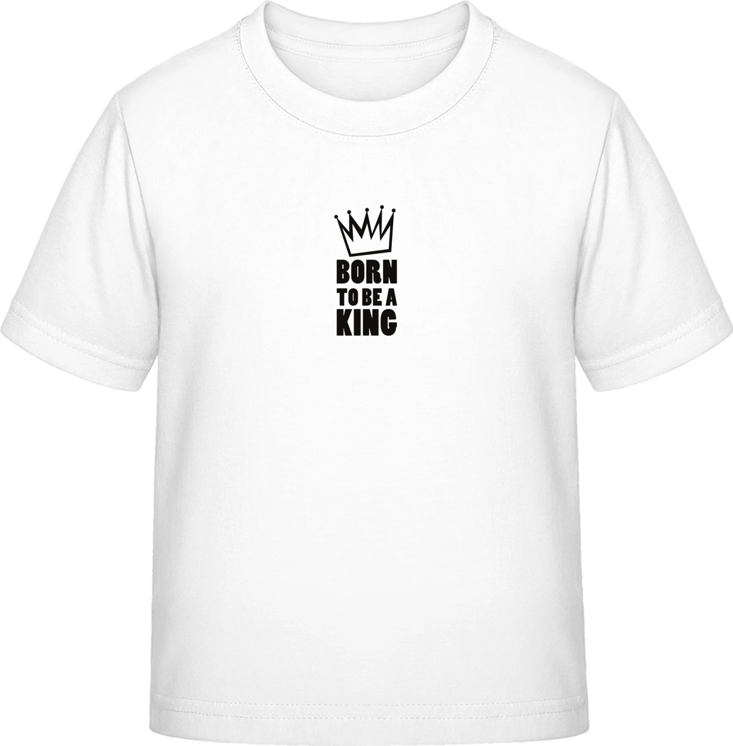 Born To Be A King - White Exact 190 Kids - Front