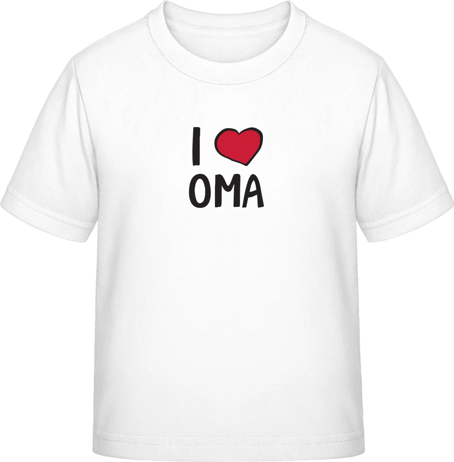 I Love Oma - White Exact 190 Kids - Front