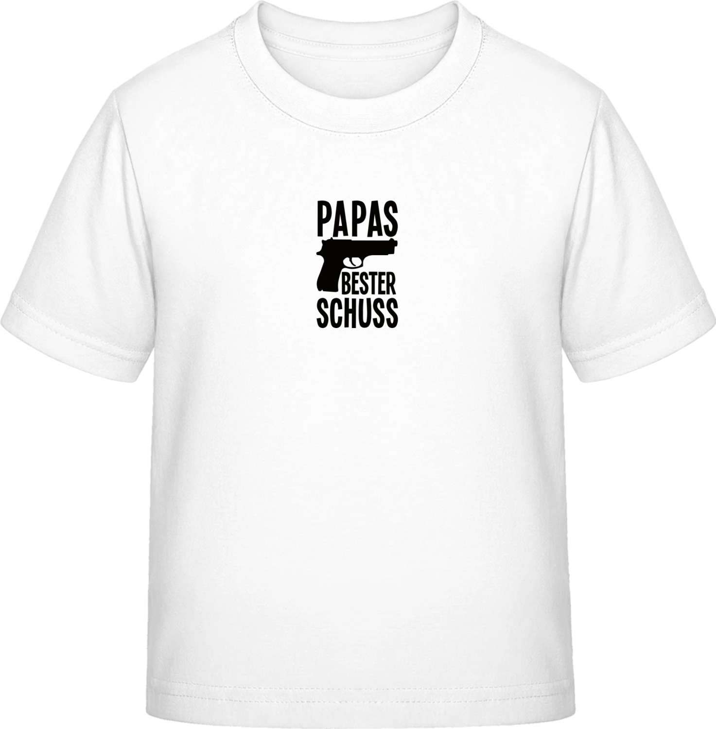 Papas bester Schuss - White Exact 190 Kids - Front