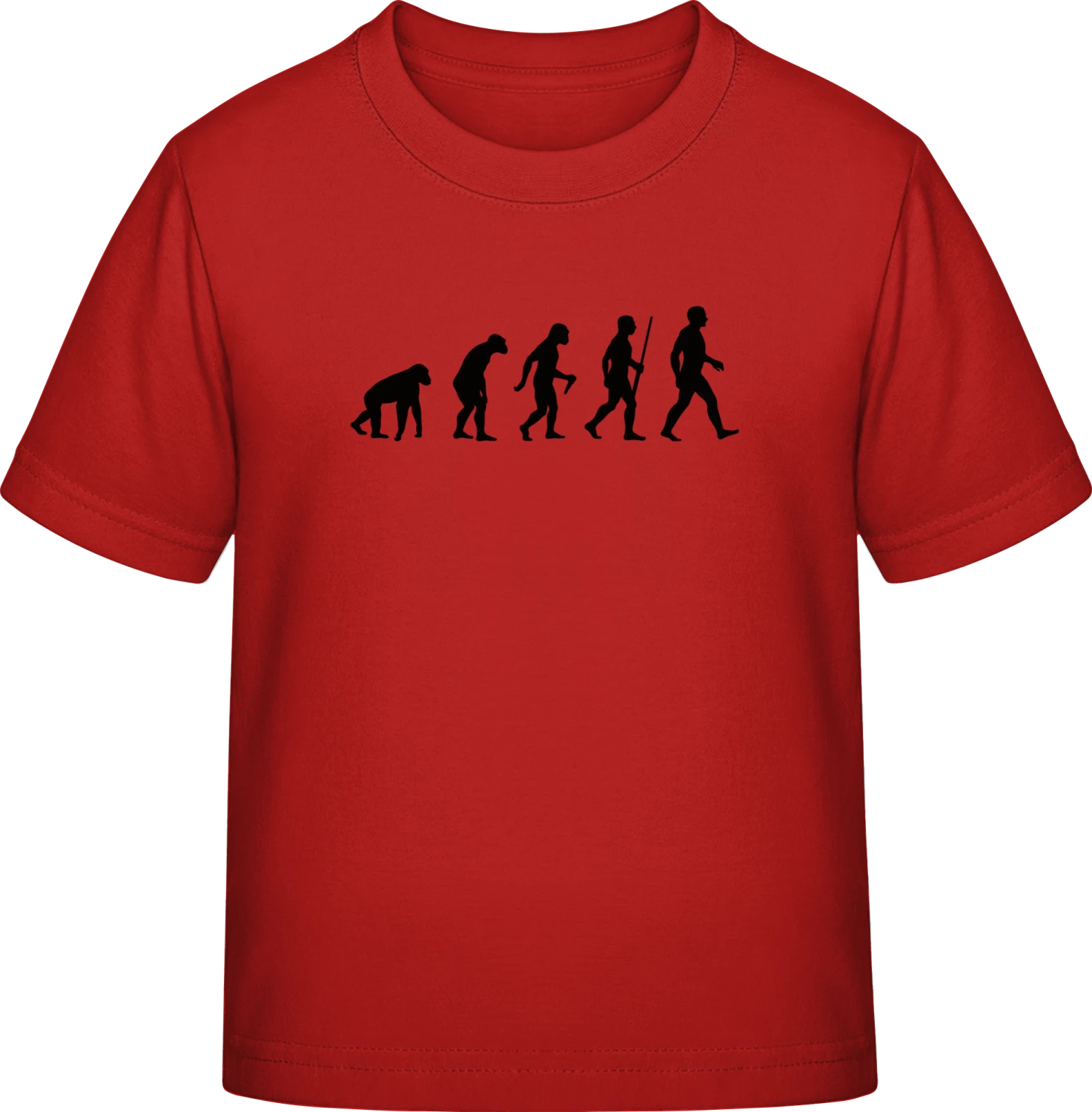 Darwin Evolution Theory - Red Exact 190 Kids - Front