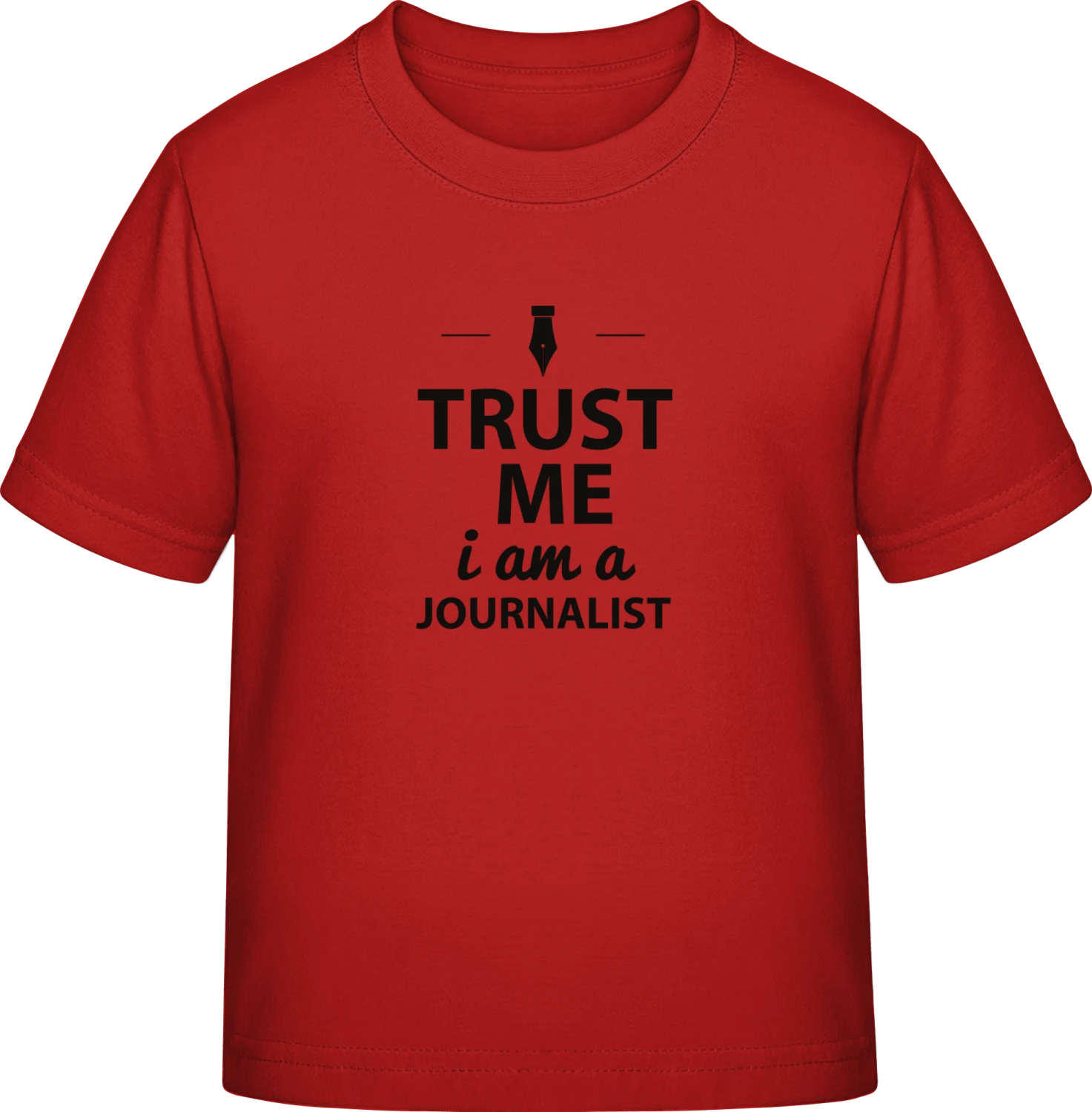 Trust Me I´m A Journalist - Red Exact 190 Kids - Front