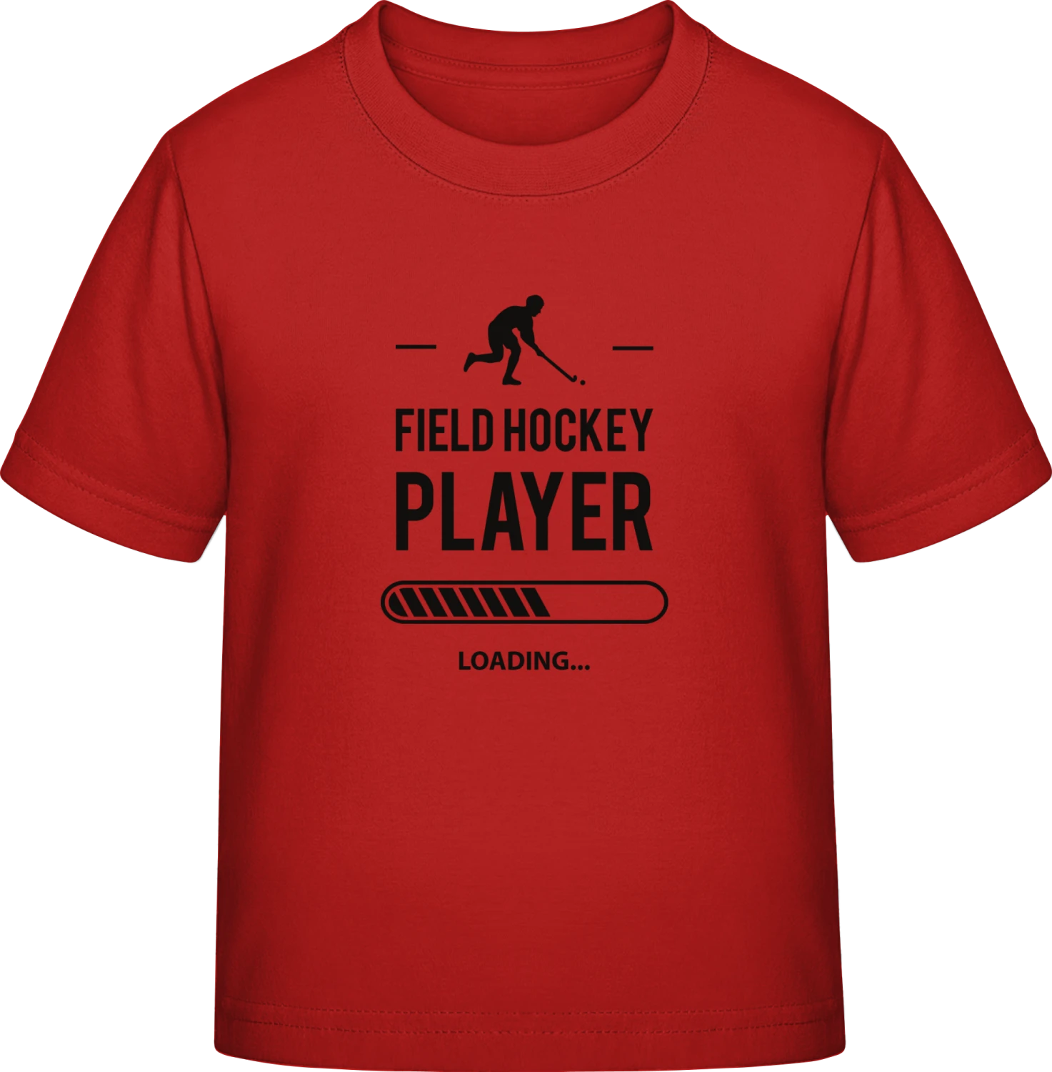 Field Hockey Player Loading - Red Exact 190 Kids - Front