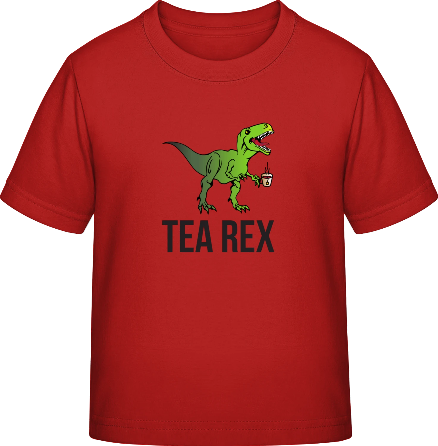 Tea Rex - Red Exact 190 Kids - Front