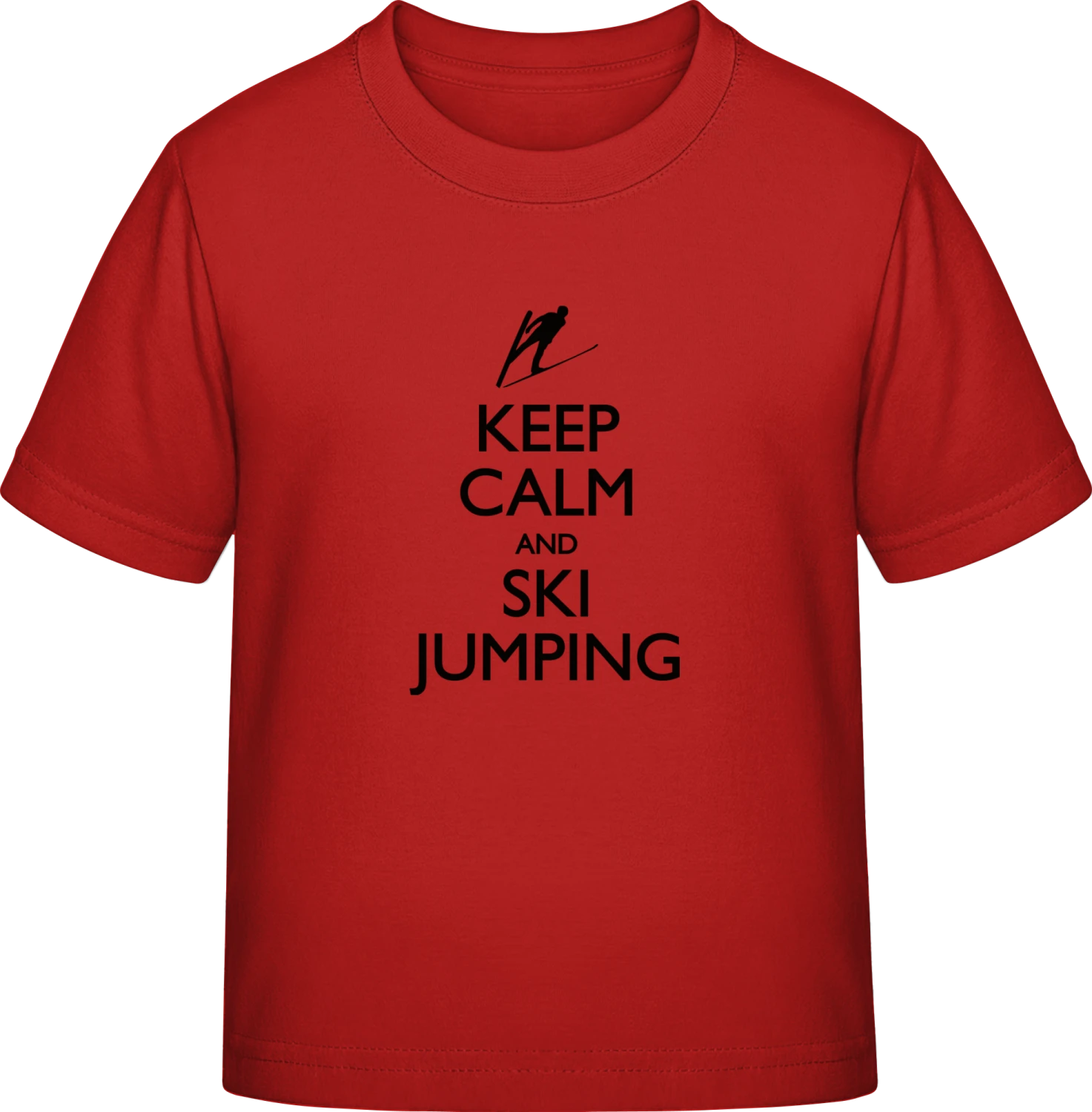 Keep Calm And Ski On - Red Exact 190 Kids - Front