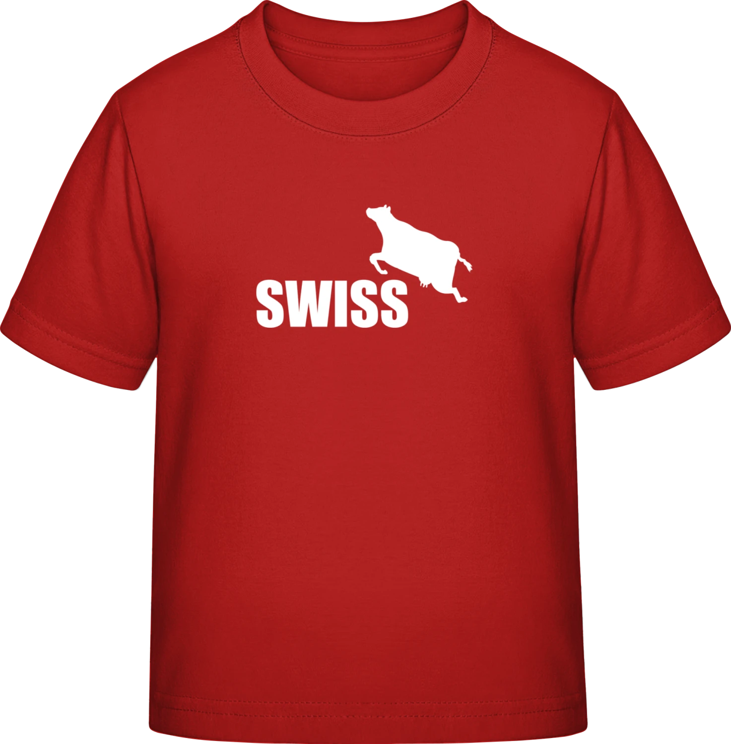 Swiss Cow - Red Exact 190 Kids - Front