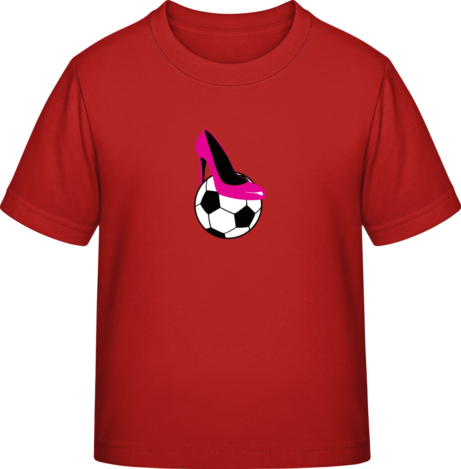 Womens Soccer - Red Exact 190 Kids - Front