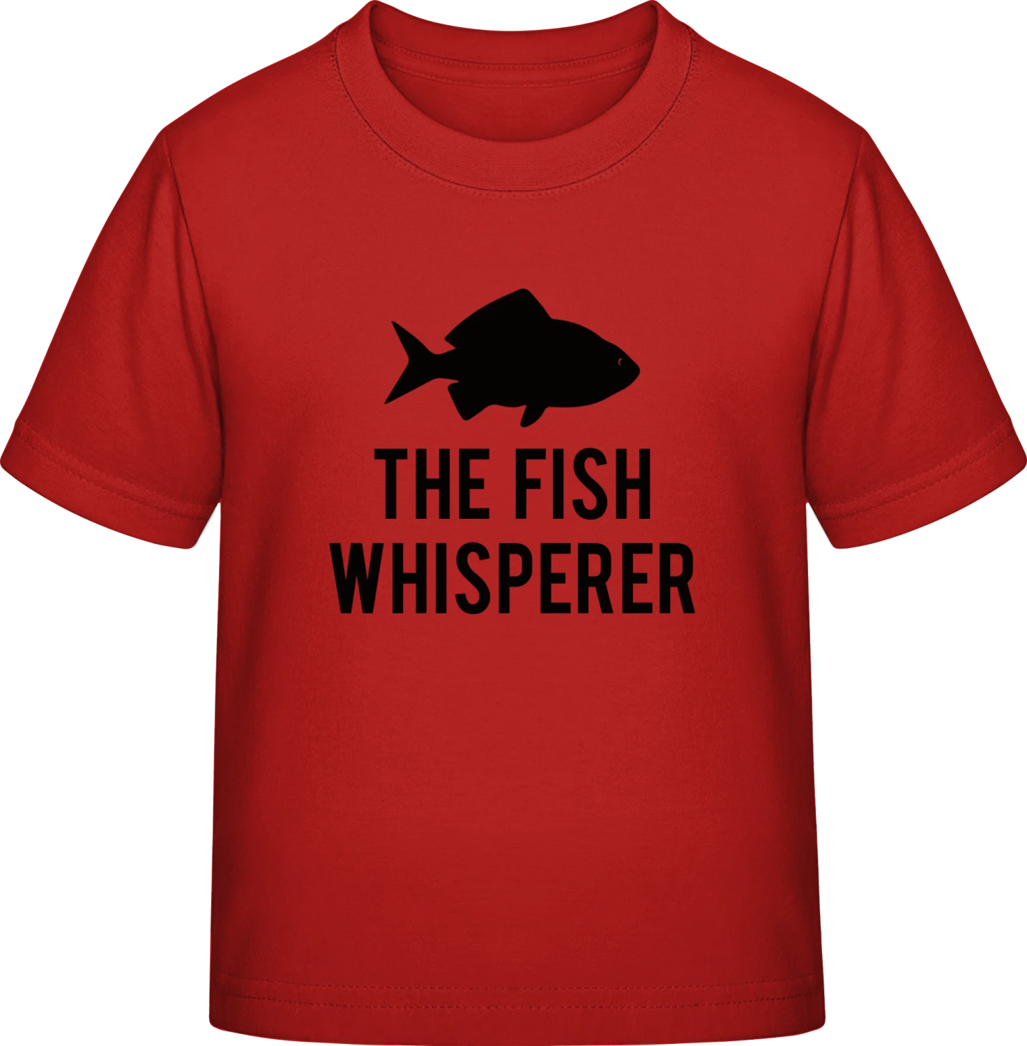 The Fish Whisperer - Red Exact 190 Kids - Front