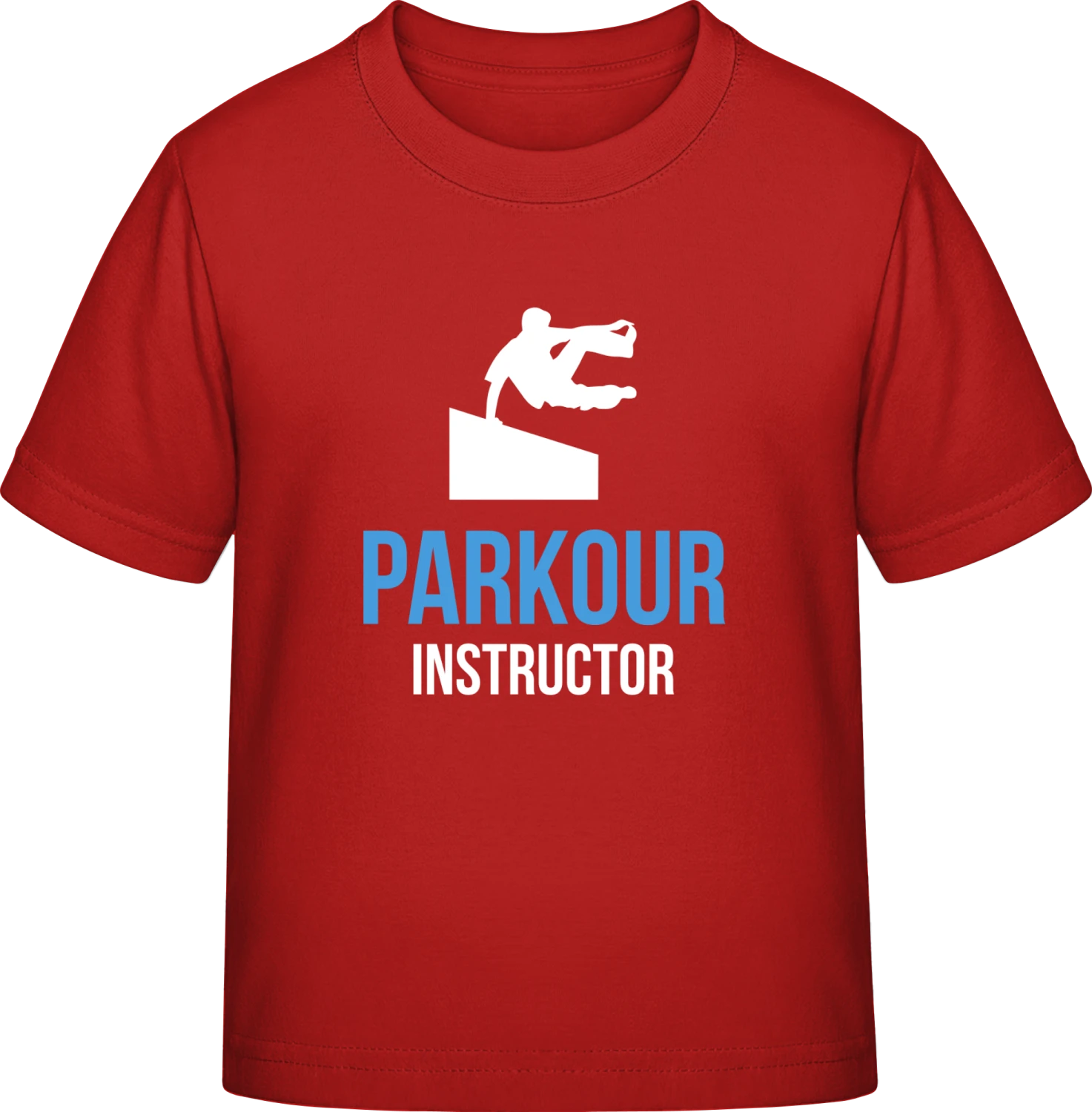 Parkour Instructor - Red Exact 190 Kids - Front