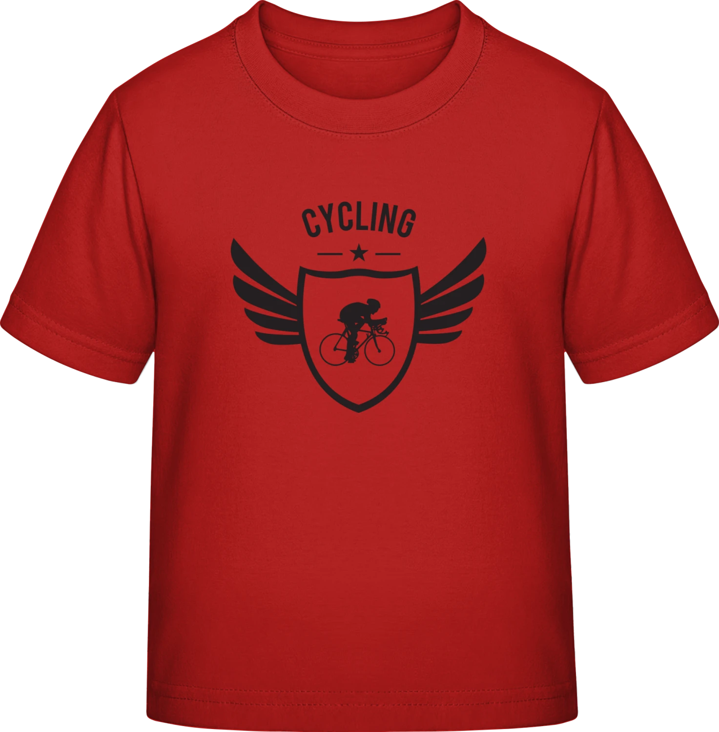 Cycling Star Winged - Red Exact 190 Kids - Front