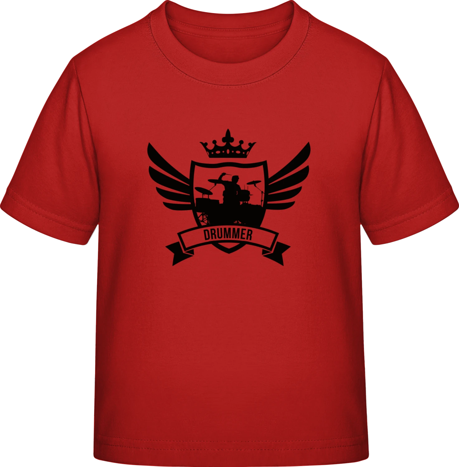 Drummer Winged - Red Exact 190 Kids - Front