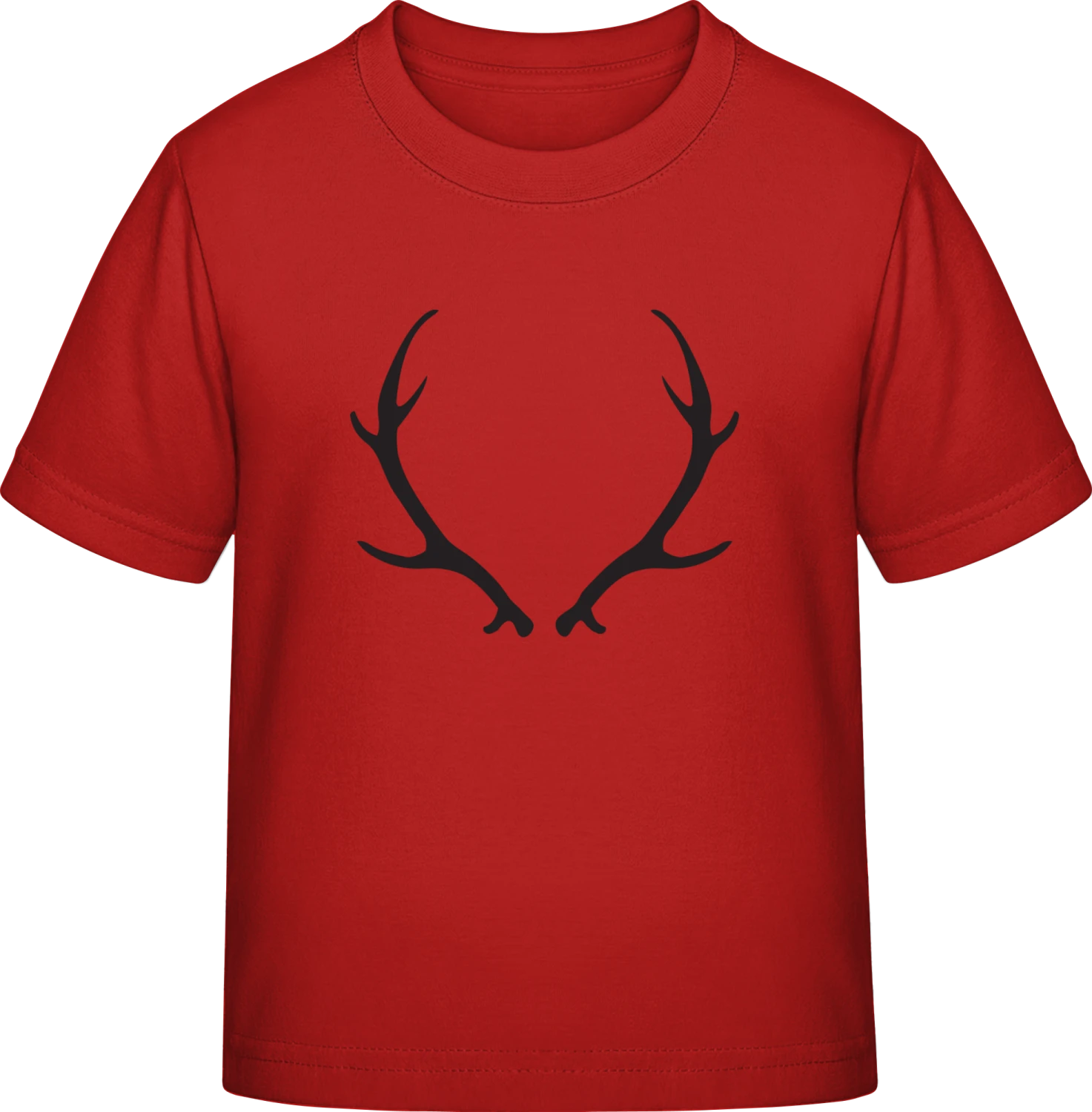 Deer Antlers - Red Exact 190 Kids - Front