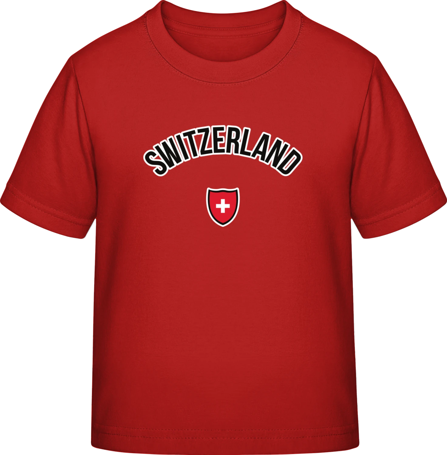 Switzerland Football Fan - Red Exact 190 Kids - Front