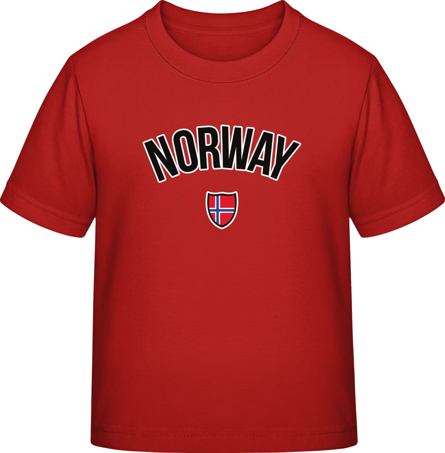 NORWAY Fan - Red Exact 190 Kids - Front