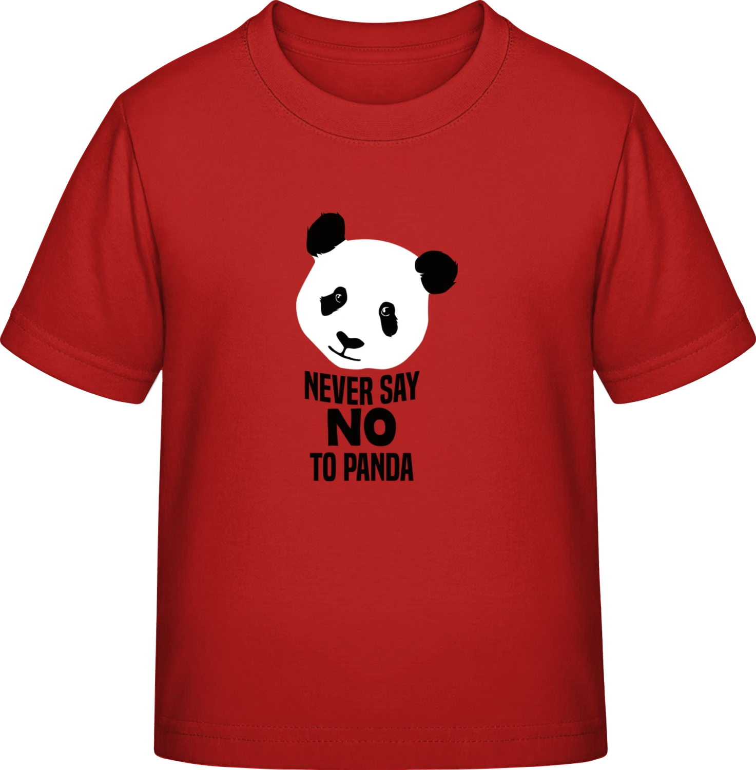 Never Say No To Panda - Red Exact 190 Kids - Front