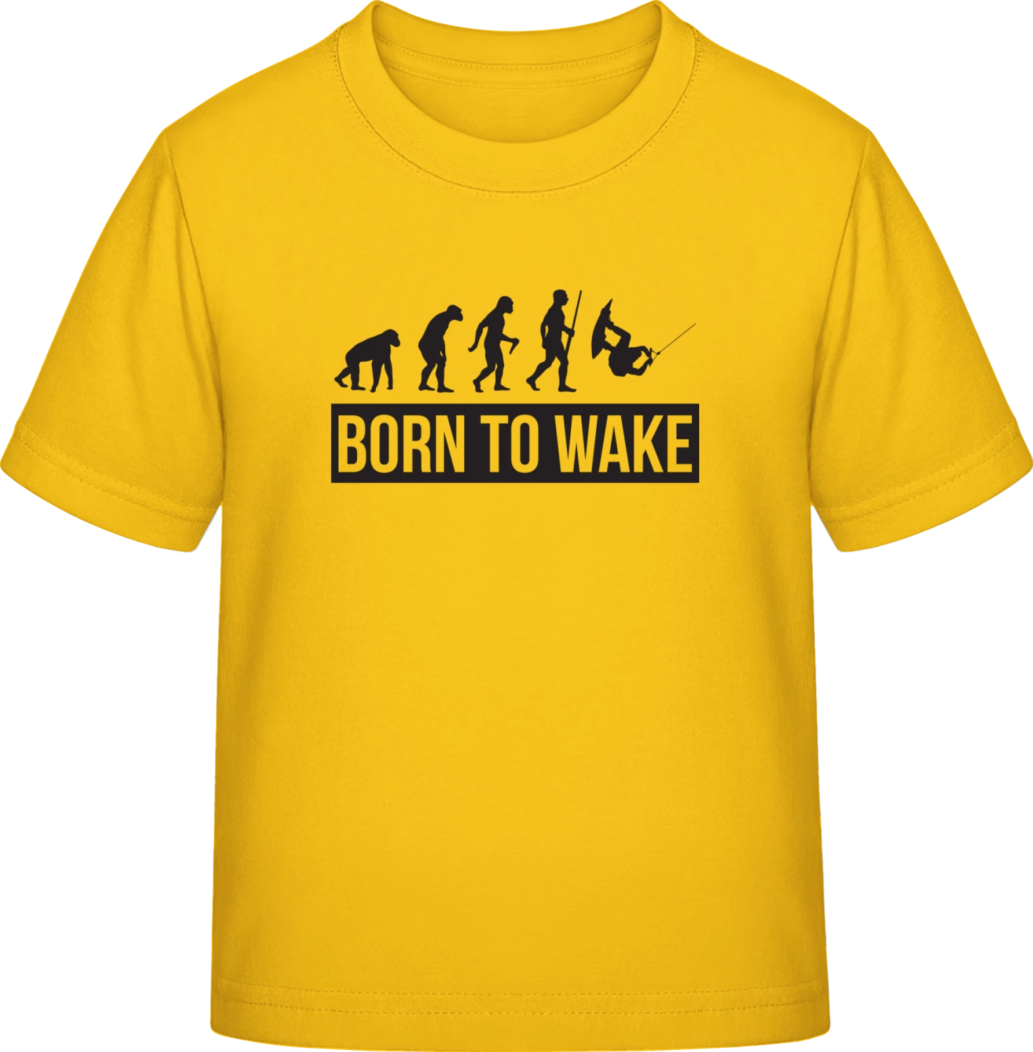 Born To Wake - Gold Exact 190 Kids - Front