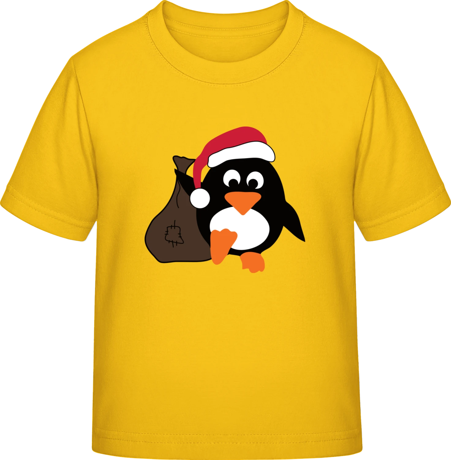 Penguin Santa - Gold Exact 190 Kids - Front