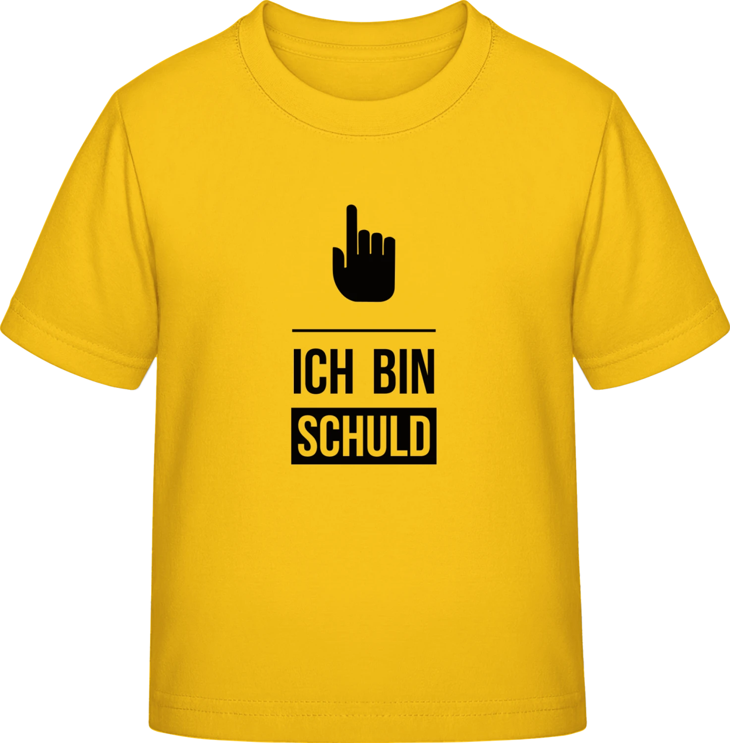 Ich bin schuld Zeigefinger - Gold Exact 190 Kids - Front