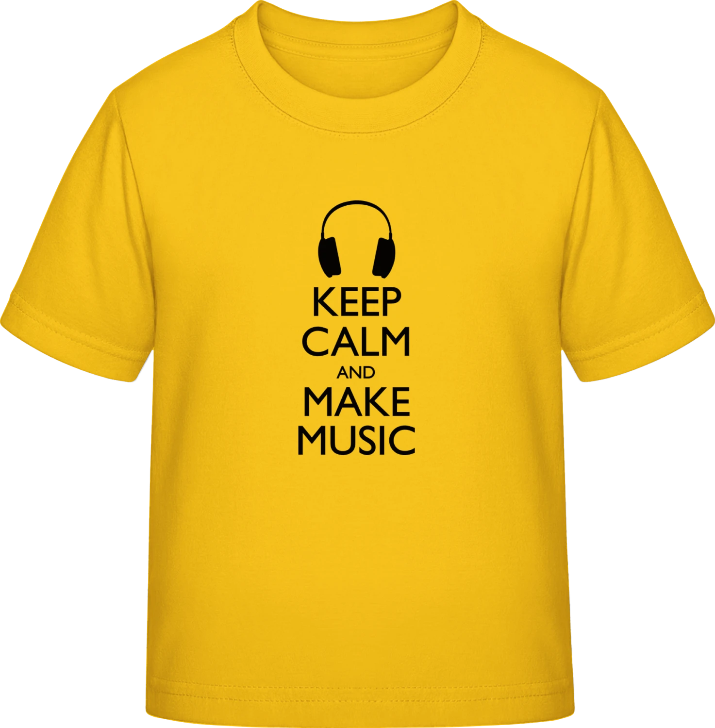 Keep Calm And Make Music - Gold Exact 190 Kids - Front