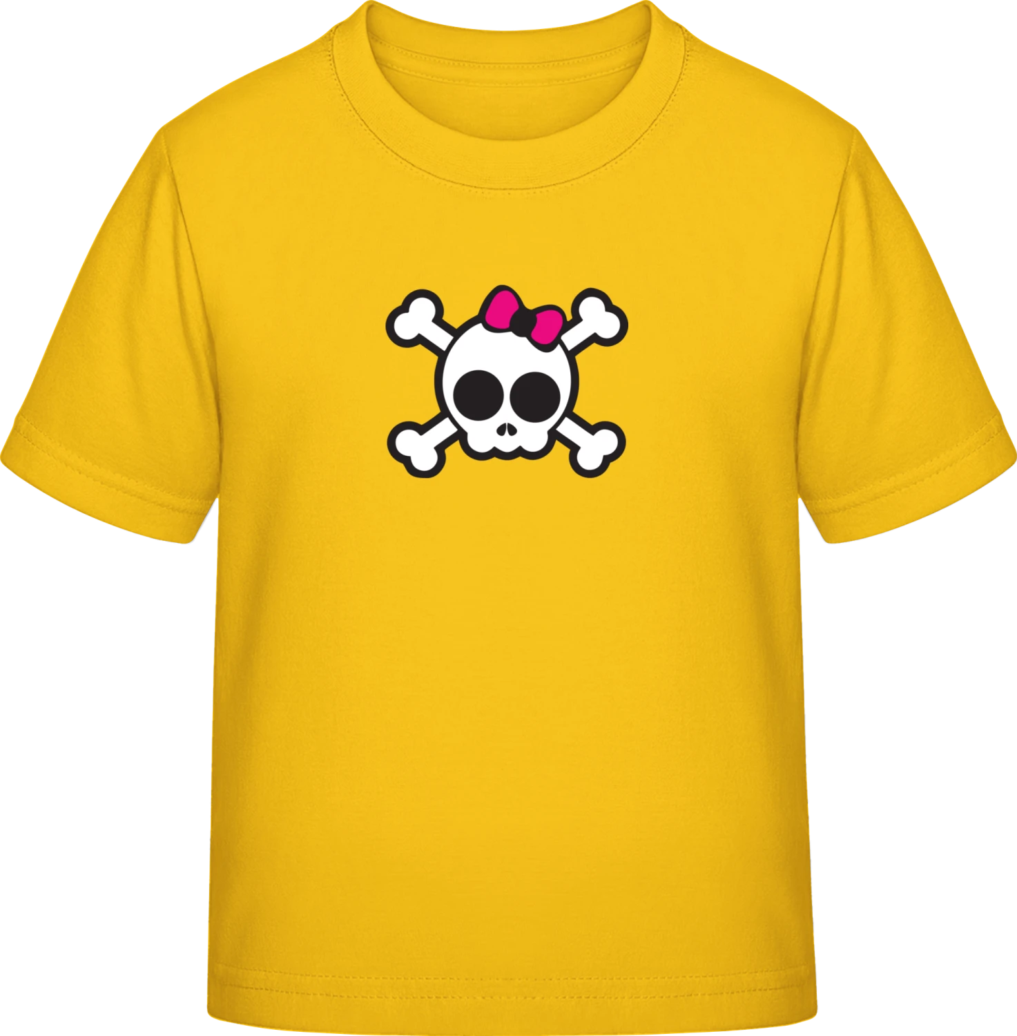 Baby Skull And Crossbones - Gold Exact 190 Kids - Front