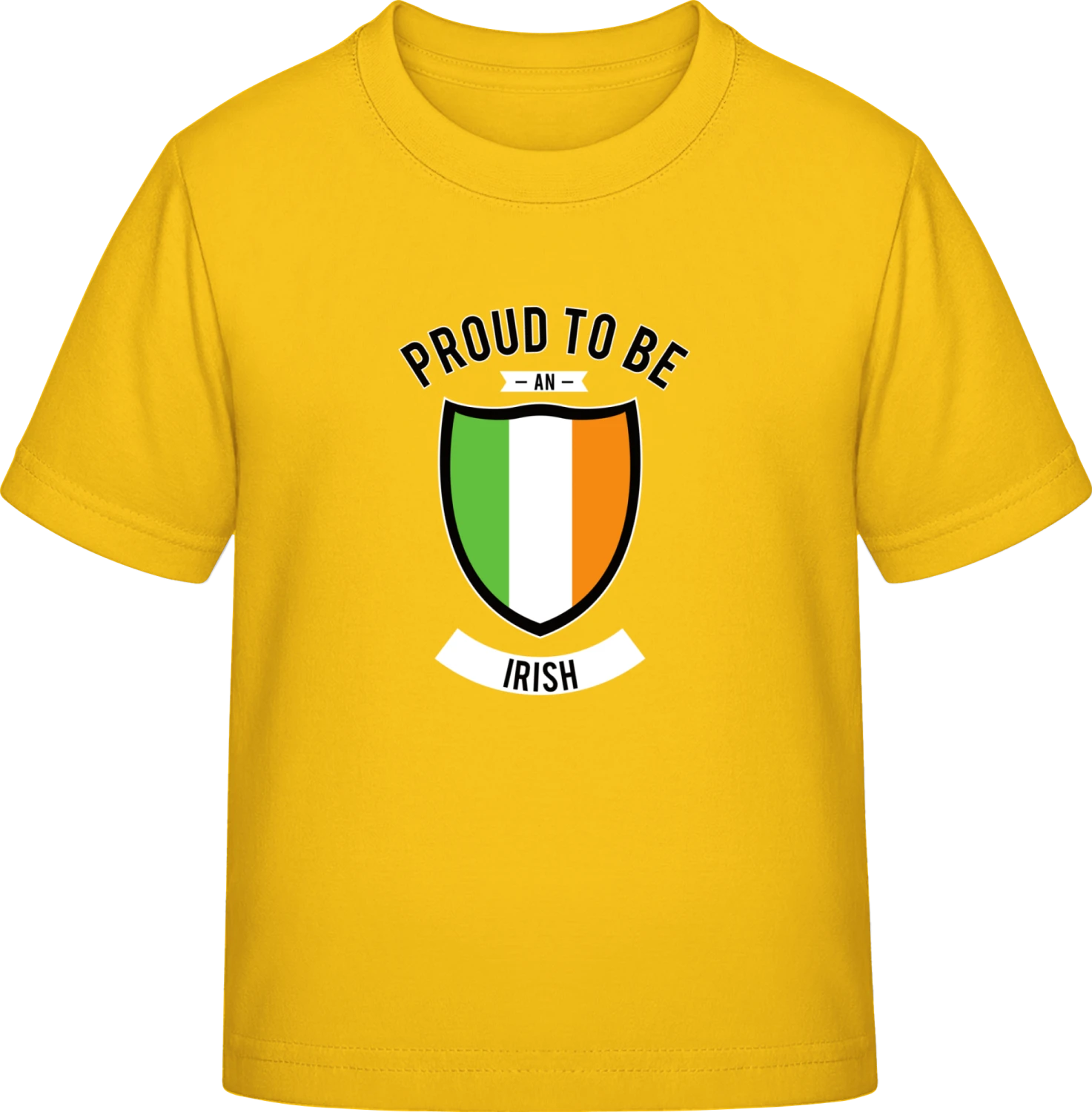 Proud To Be Irish - Gold Exact 190 Kids - Front