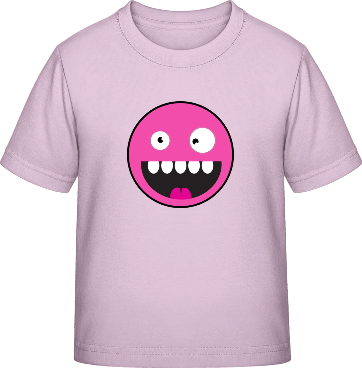 Cute Monster Smiley Face - Pink Sixties Exact 190 Kids - Front