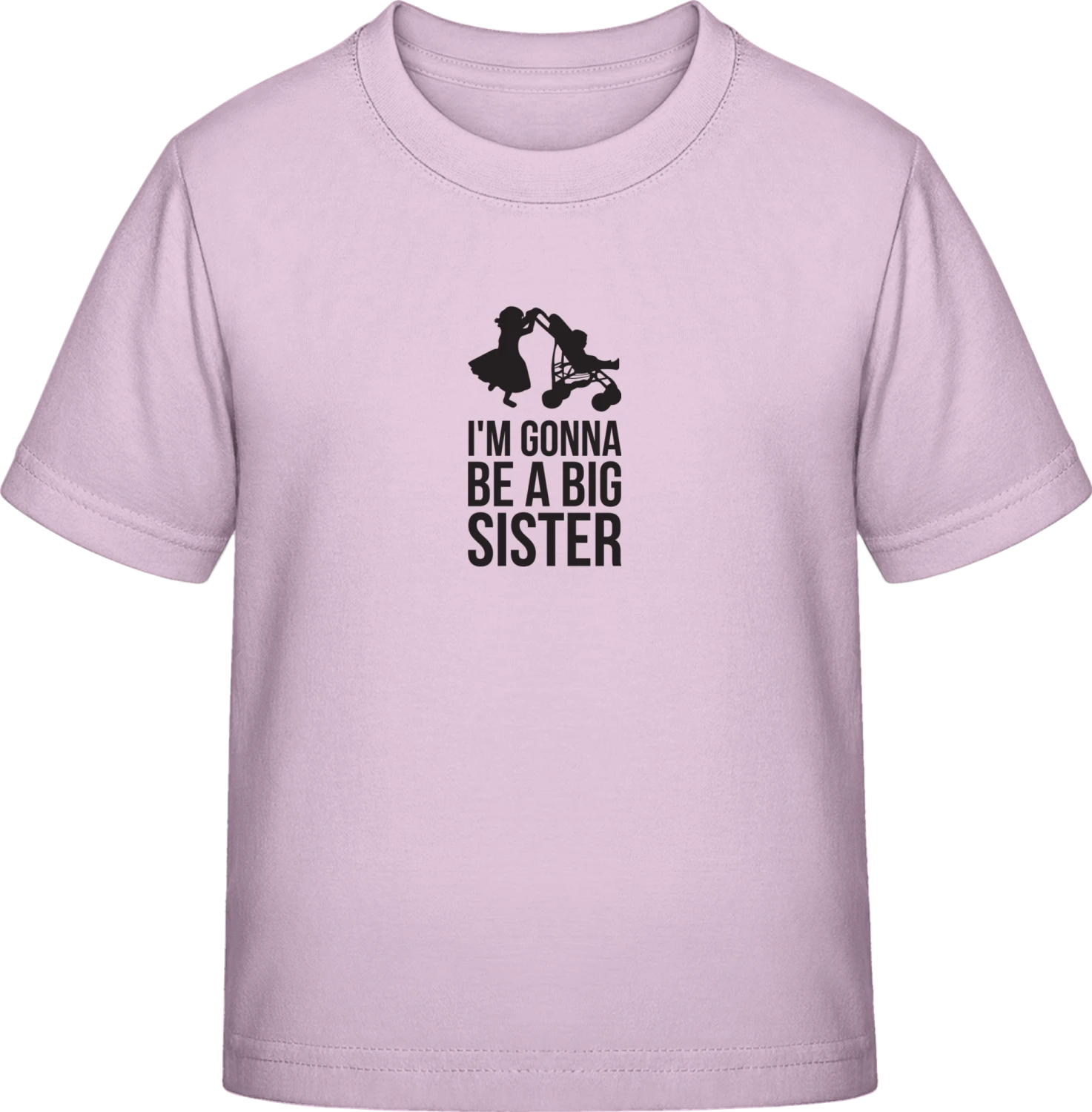 I'm Gonna Be A Big Sister - Pink Sixties Exact 190 Kids - Front