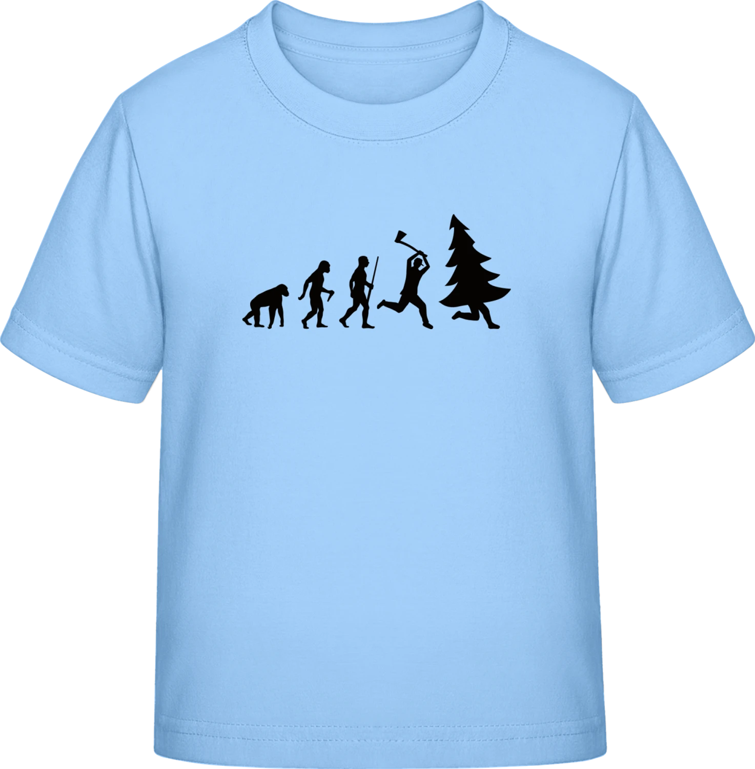 Christmas Tree Hunter Evolution - Sky Blue Exact 190 Kids - Front