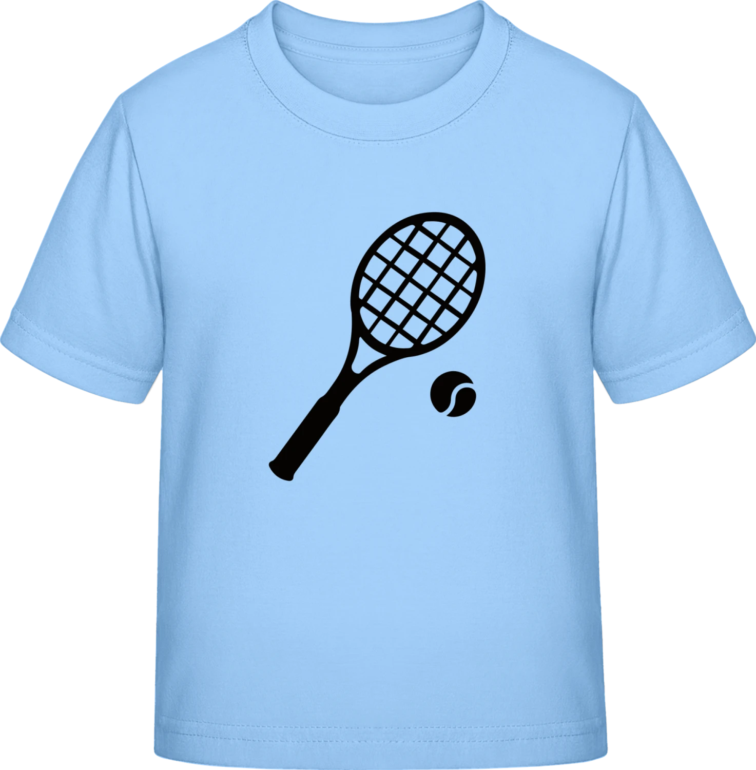 Tennis Racket and Ball - Sky Blue Exact 190 Kids - Front