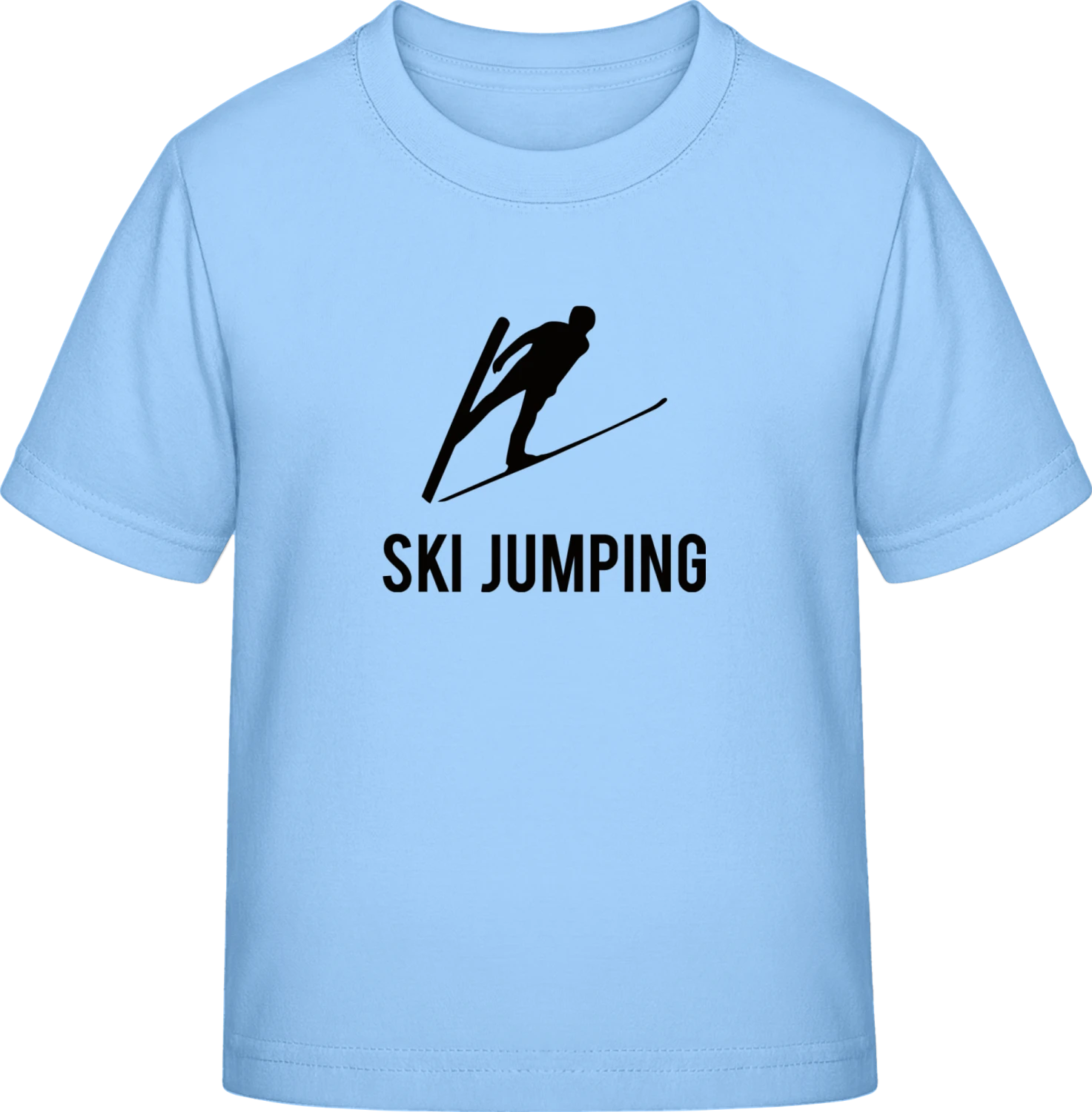 Skispringen Silhouette - Sky Blue Exact 190 Kids - Front