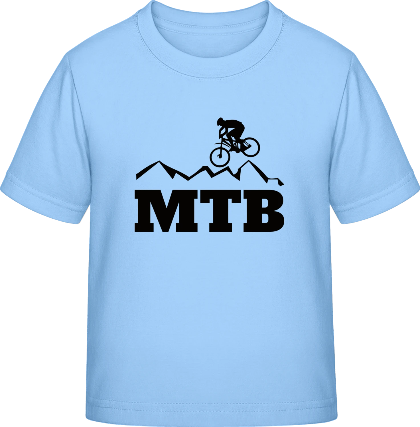 MTB Logo - Sky Blue Exact 190 Kids - Front