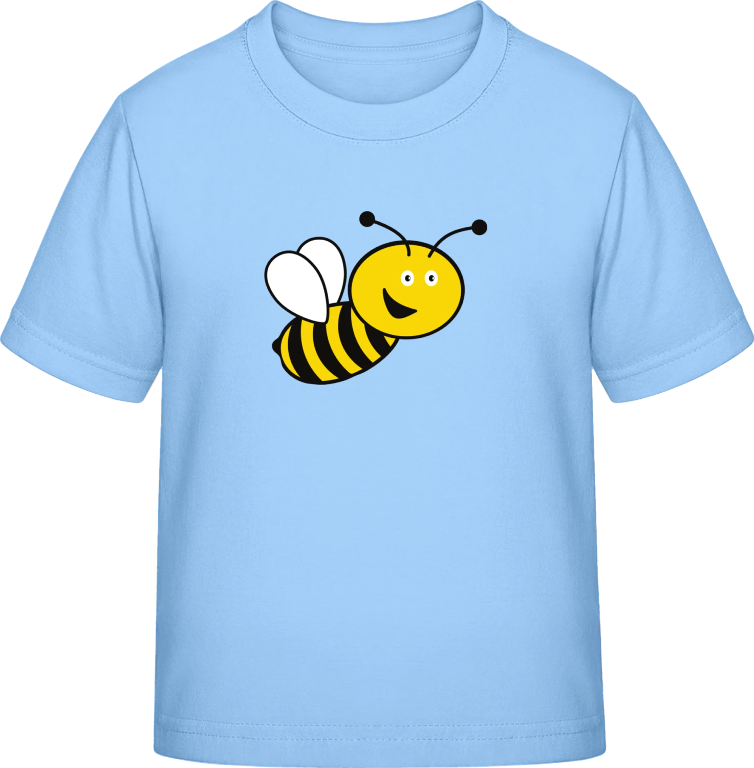 Bee Illustration - Sky Blue Exact 190 Kids - Front