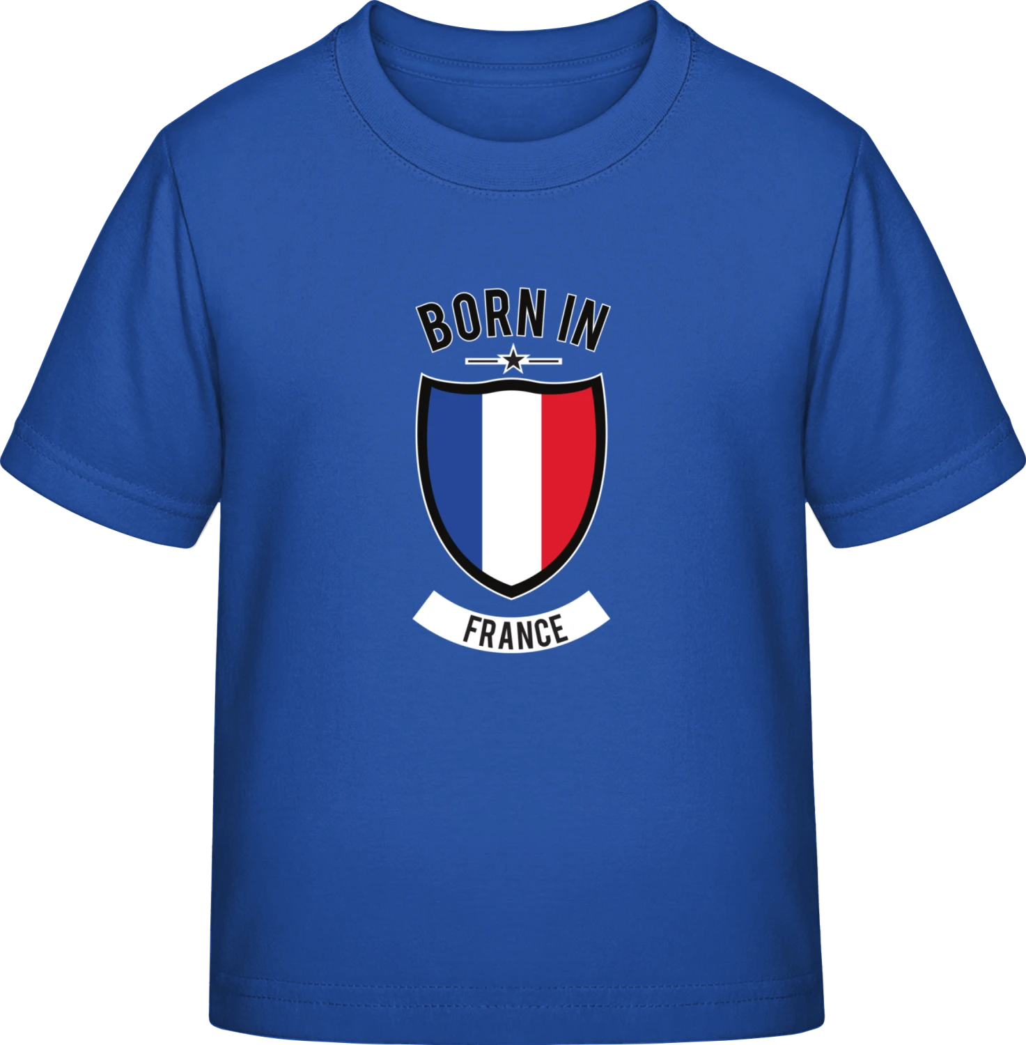 Born in France - Royal Blue Exact 190 Kids - Front