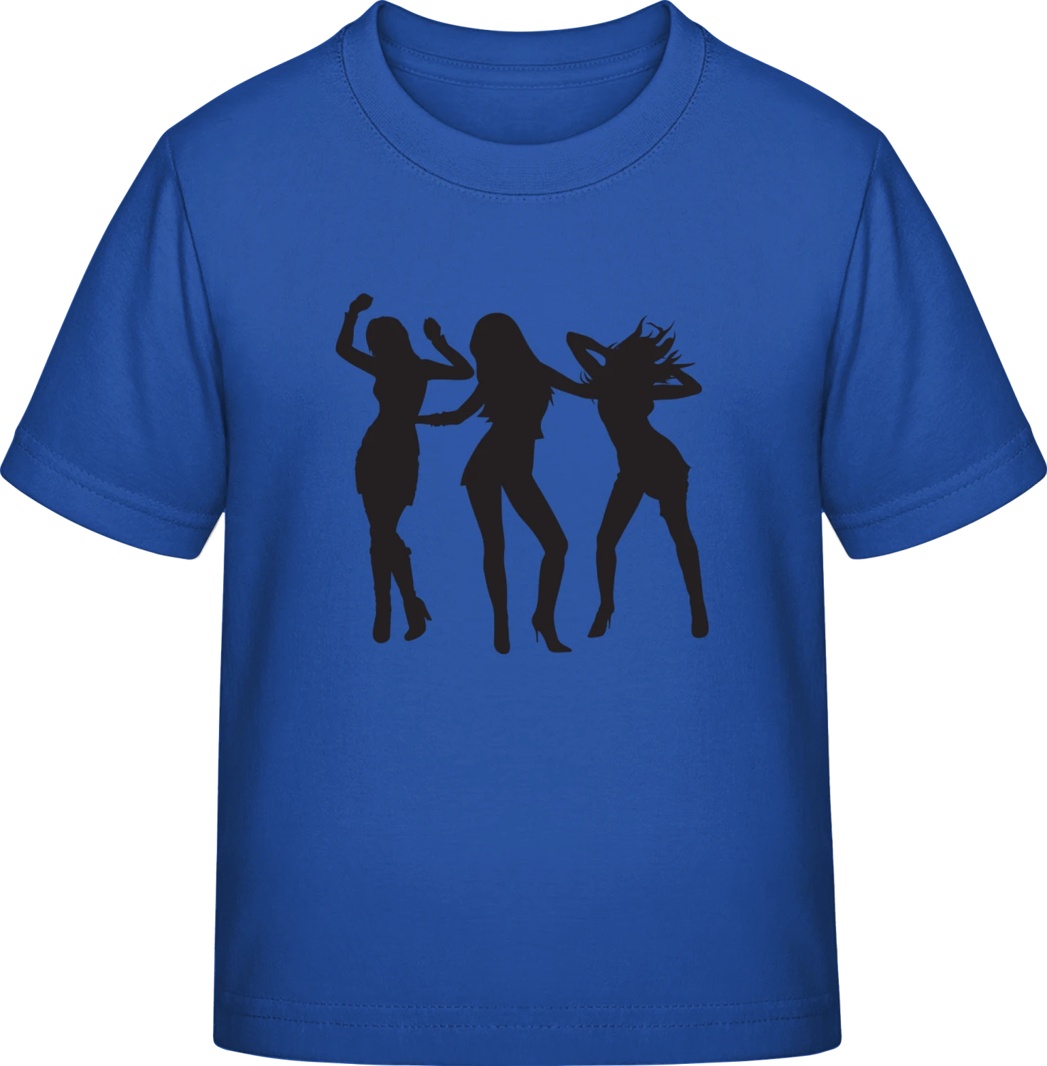 Dancing Chicks - Royal Blue Exact 190 Kids - Front