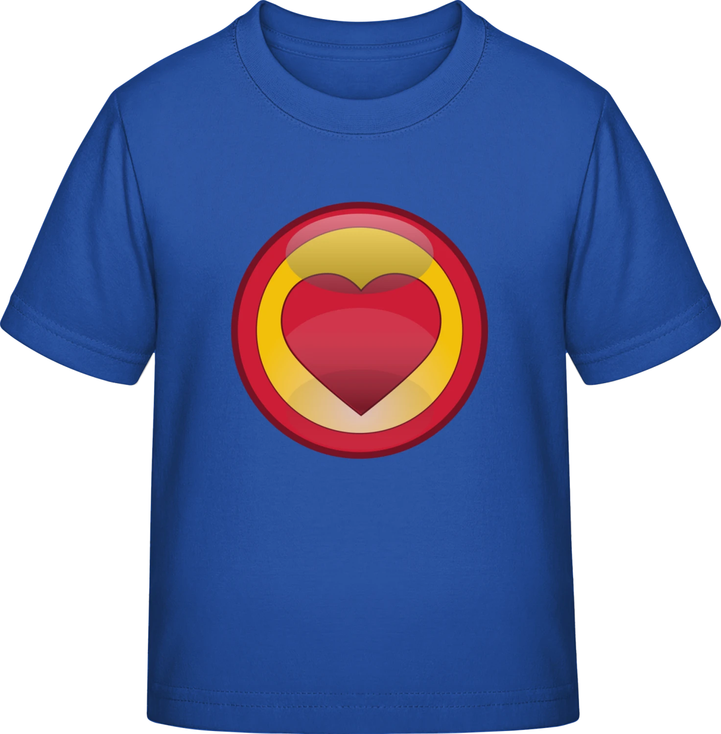 Love Superhero - Royal Blue Exact 190 Kids - Front