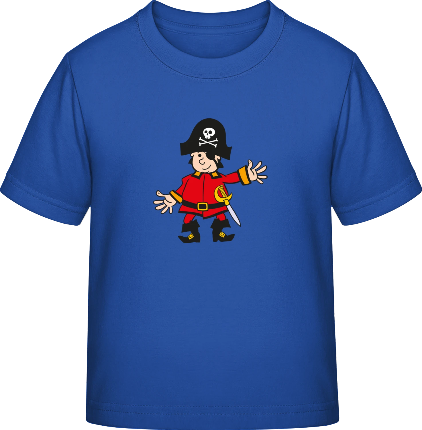 Pirate Kid Comic - Royal Blue Exact 190 Kids - Front