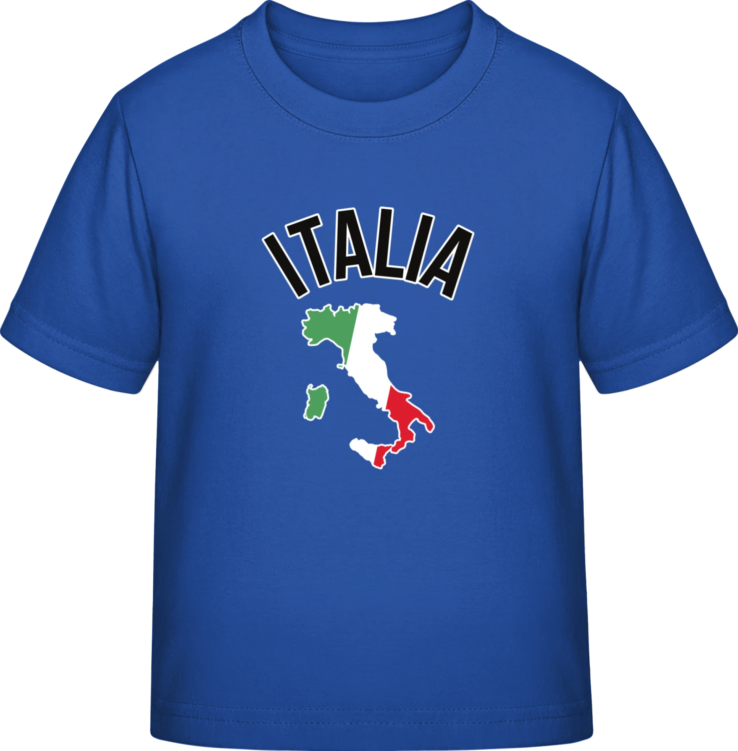 Italia Map - Royal Blue Exact 190 Kids - Front