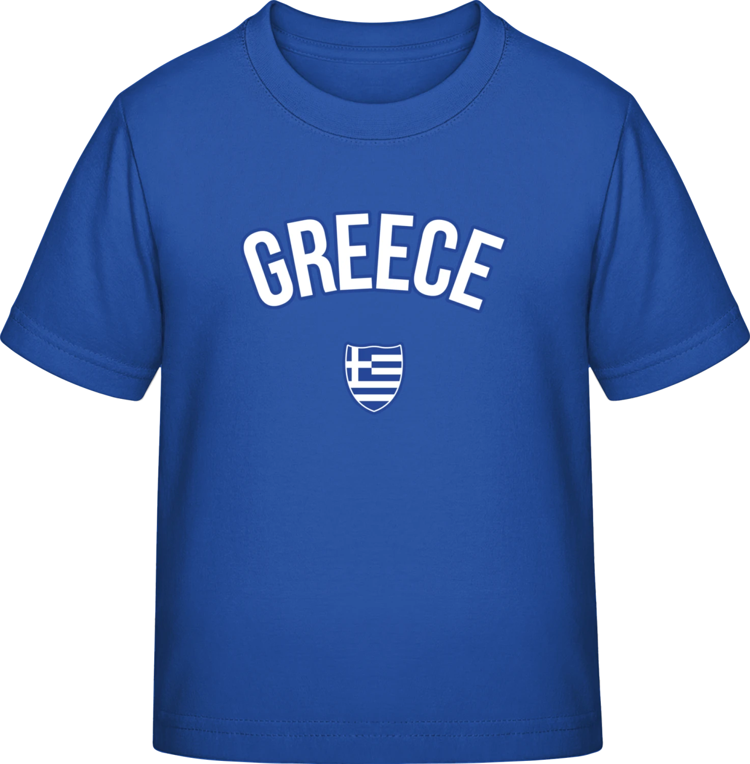 GREECE Fan - Royal Blue Exact 190 Kids - Front