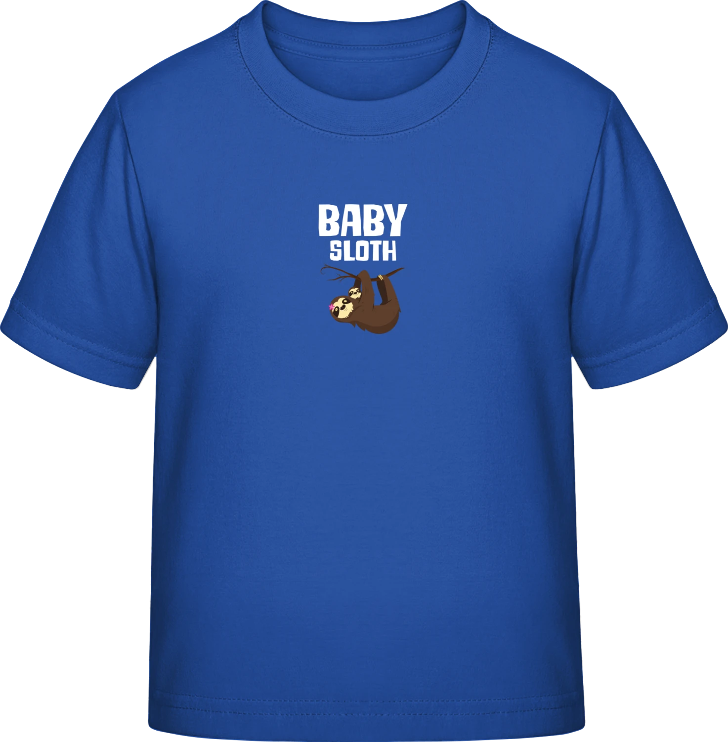 Baby Sloth - Royal Blue Exact 190 Kids - Front