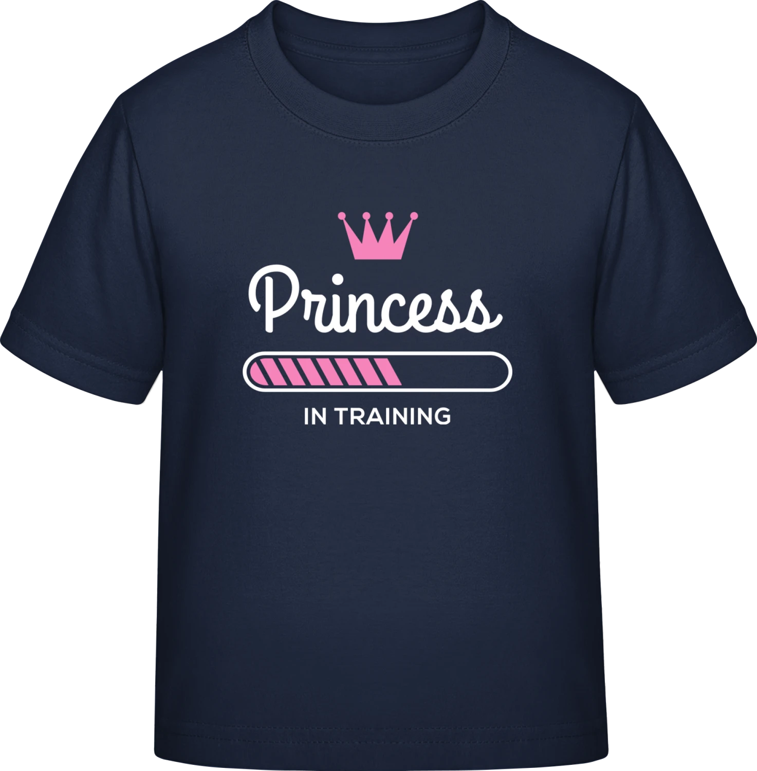 Princess In Training - Navy Exact 190 Kids - Front