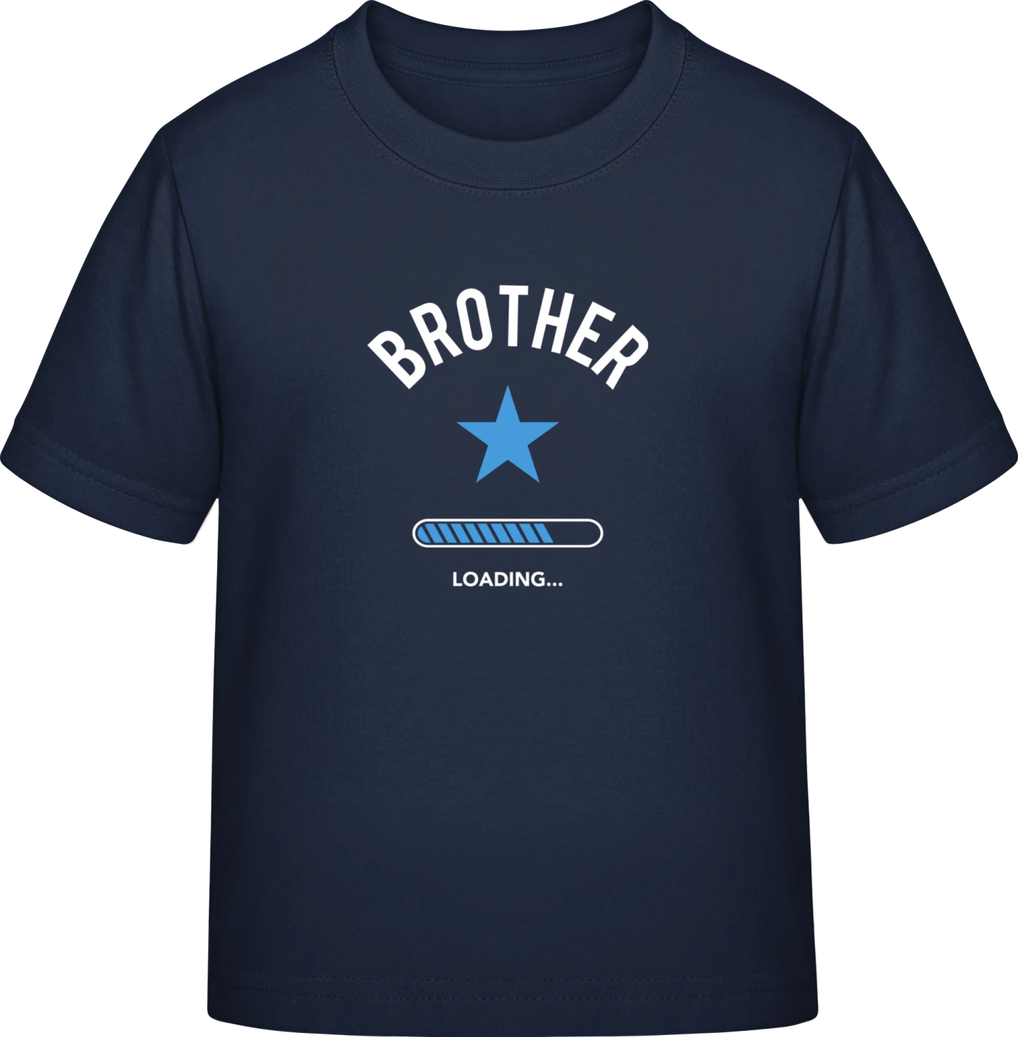 Future Brother Loading - Navy Exact 190 Kids - Front