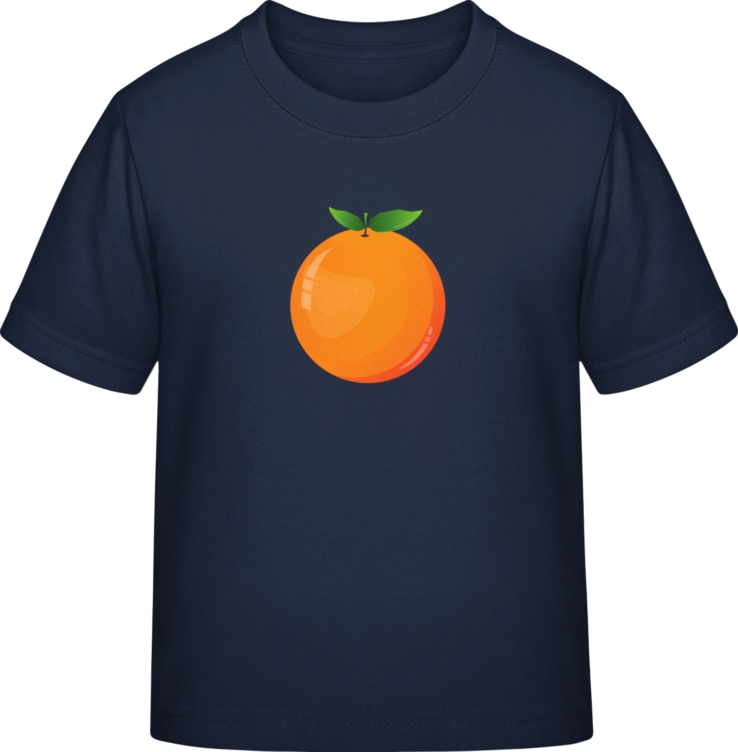 Orange - Navy Exact 190 Kids - Front