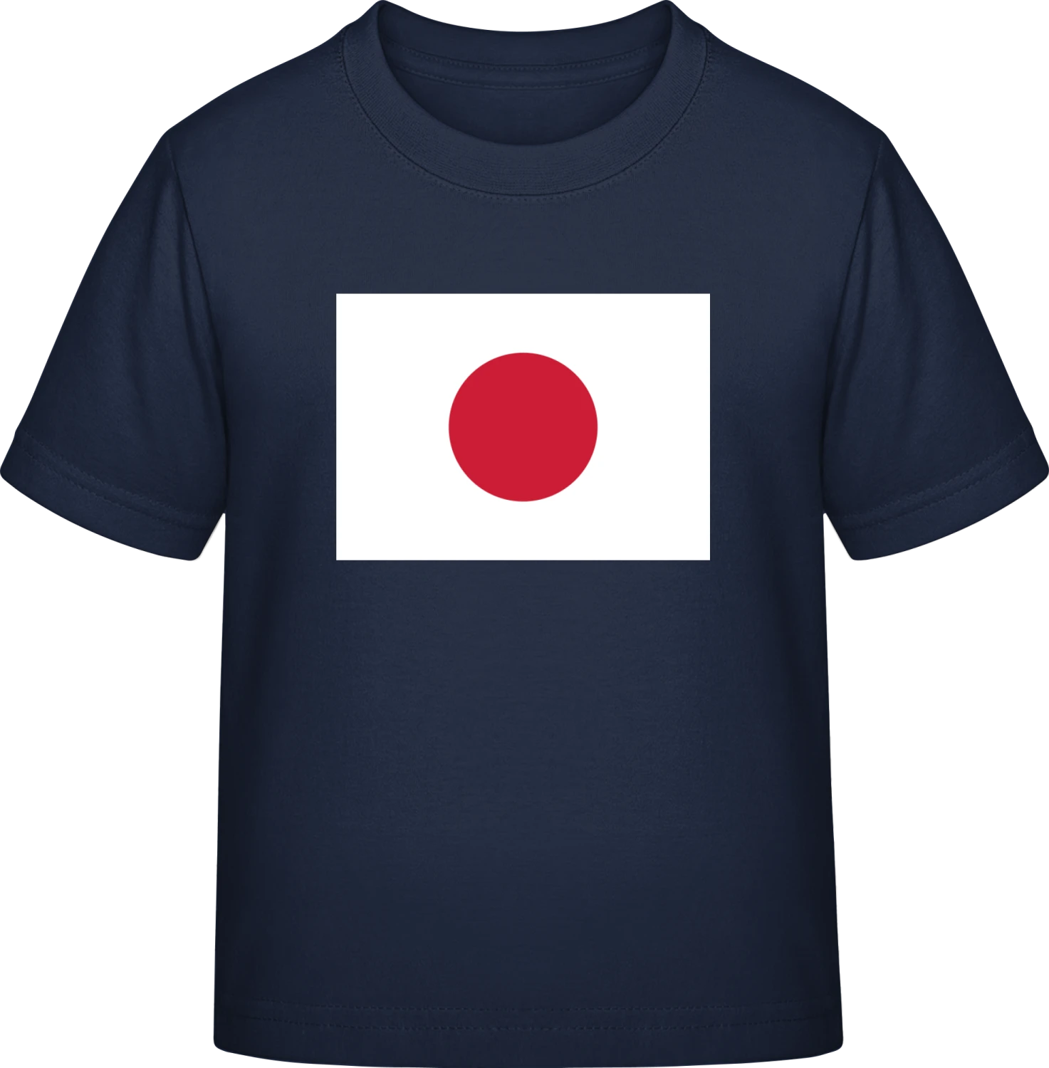 Japan Flag - Navy Exact 190 Kids - Front